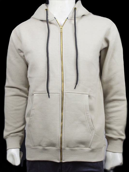 Mens Olive Grey Hoodie W-1003